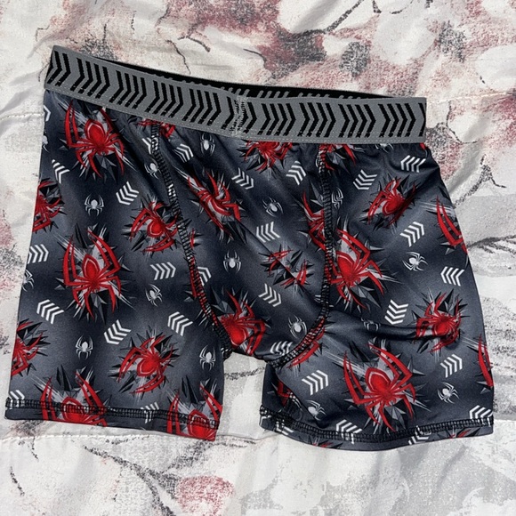 NWOT Spider-man Miles Morales Spiderverse Boxer Briefs underwear boys set 3 pack - Picture 4 of 5
